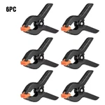 6PCS 3INCH Spring Clamps Heavy Duty Plastic For Background Muslin Canvas Paper. Fixed Price $8.29.