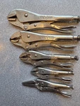 Vise Grip Group 10R, 10,WR, 7WR, 5WR, 6LN. Fixed Price $35.00.