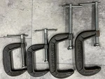 Lot 4X Craftsman 66724 66723 C-clamp Good Condition Heavy Duty. Fixed Price $30.00.