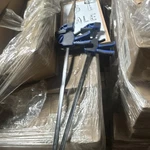 Blue Black Metal Plastic Bar Clamps Hand Tools Set. Fixed Price $27.00.