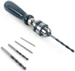 Qwork Pin Vise Hand Drill Bits, Micro Mini Twist Set, Ideal. Fixed Price $18.20.