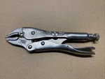 Vintage Petersen Dewitt Vise Grip 7WR 7" Curved Jaw Locking Pliers Usa. Fixed Price $16.99.