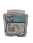 Halex, 61502B, 3/4IN., One Hole, Electrical, Metallic Tubing Strap, Pack. Fixed Price $14.99.