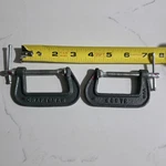 Craftsman 66672 C-clamp 2IN Gray Cast Iron Set Of Metal Clamps. Fixed Price $25.00.