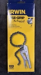 Irwin 27ZR 20R Vise-grip Locking Chain Clamp Pliers, 9'' Steel New. Fixed Price $40.00.