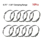 10PCS Worm Gear Clamps 0.75" To 1.50" Clamping Range Hose. Fixed Price $16.98.