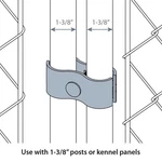 Yardgard 4.75 In. Galvanized Silver Steel Panel Clamp Set 1 Pk (pack Of 5). Fixed Price $29.74.