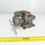 Masterforce 5-1/2" X 6-1/2" Open Combination Swivel Bench Vise. Fixed Price $68.24.