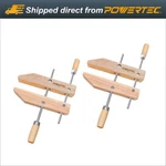 Powertec 8 Inch Wooden Handscrew Clamp, Adjustable For Positioning 2PK (71523). Fixed Price $31.99.