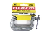 Kc Professional 2"STANDARD C-clamp 1 Throat Depth 94420. Fixed Price $6.99.