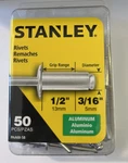 Stanley PAA68-5B Aluminum Rivet 3/16 Dia.x 1/2 In. (1). Fixed Price $12.00.