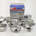 Carquest 6712 3/8" 3/4" Hose Clamps -- Box Of 10. Fixed Price $30.00.