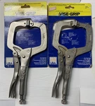 Unused Vise Grip Dewitt Petersen Locking Welding Pliers 11SP 2 Pc Lot Usa. Fixed Price $89.90.