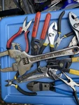 Lot Of Wrench Pliers & Snippers Tools Various Brands Stanley Craftsman Forgedusa. Fixed Price $30.00.
