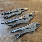Mac Tools Lot Of 3 Locking Pliers Made Usa. Fixed Price $68.00.
