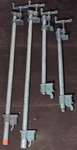 (4) Vintage Craftsman Pipe Clamps (2) 74-1 W/ 1" & 6674-2 3/4". Fixed Price $173.26.