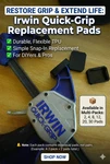 Replacement Pads Compatible With Medium Duty Irwin Quick-grip Clamps: Durable An. Fixed Price $14.99.