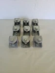 Lot Of 9 Pieces Z502 Thomas & Betts Galvanized 1" Malleable Iron Beam Clamps. Fixed Price $29.75.
