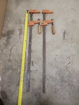 Jorgensen 3712 24" Adjustable Steel Bar Clamp Made In Usa 3701 3703. Fixed Price $52.95.