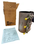Romac Industries Style SS1 7 X 12 In. Stainless Steel Repair Clamp. Fixed Price $160.00.
