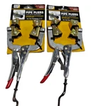 Set Of 2 - Adjustable Pipe Pliers For Butt Welding #PG634V. Fixed Price $28.00.
