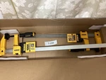 Dewalt DWHT83186 24 In Bar Clamp Set, Metal/plastic, Yellow/black, Pieces. Fixed Price $39.99.