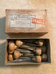 F.l. Grobet Engraving Tools Handles Woodworking. Fixed Price $235.00.