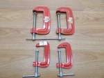 Vtg Stanley Handyman 2" H152 Usa &( 3" CLAMPS-H156-FREE Ship!. Fixed Price $25.00.