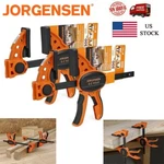 Jorgensen 2-PACKS 6" One Hand Clamp/spreader Medium Duty E-z Hold Bar Clamps Set. Fixed Price $32.99.