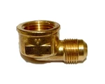 Hpc Fire 90 Degree Female Elbow Brass Fitting, 3/8IN. Tube, 1/2IN. Fip. Fixed Price $18.10.