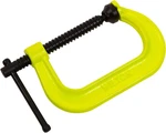 Hi-vis C-clamp, 4-1/4" Jaw Opening, 3-1/4" Throat (model 404-SF). Fixed Price $72.75.