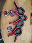 Craftsman 2" Spring Clamps Plastic Body Strong Set Of 4 (new). Fixed Price $19.99.