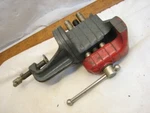 Stanley Handyman H1210 Cast Iron Bench Vise Clamp Tool 2-1/2" Jaw Hobby Gunsmith. Fixed Price $79.99.
