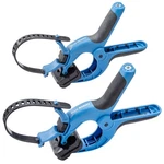 Rockler 4'' Clamping Hose Holders (pack Of 2) Spring Clamps Blue. Fixed Price $31.83.