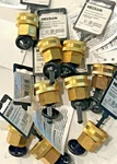 New Lot Of 9 Nelson Brass Double Female Pipe And Hose Connector #50575. Fixed Price $21.24.