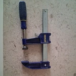 Irwin 223106 6-INCH Quick-grip Clutch Lock Bar Clamp With Soft-grip Handle. Fixed Price $10.00.