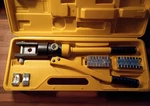 Hydraulic 16TON Wire Cable Lug Crimper - Battery Terminacrimping Tool W/ 11 Dies. Fixed Price $53.40.