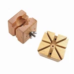 2PC Watchmakes Wood Case Vise Band Holder Block Pin Link Remover Tool Set. Fixed Price $29.99.