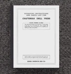 Instruction Manual Fits 1941 Craftsman 15 Inch Bench Drill Press. Fixed Price $15.97.