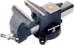 64106 6" Bolt-on Bench Vise With 360 Degree Lockable Rotating Swivel Base For Ga. Fixed Price $242.99.