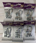 Secureline 7300CL Thimble & Clamp For 1/8" Rope, 6 Sets, Nip. Fixed Price $5.99.