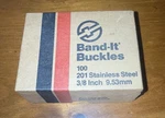 Band-it Buckles C253 Edp 13253 3/8 Inch 9.53 Mm 201 Ss Free Ship 76 Count. Fixed Price $85.00.