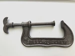 Antique P.s.&w. Co. No. 5 Steel C-clamp Pat'd 1888 Usa Southington, Conn (a). Fixed Price $37.00.