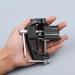 Mini Table Clamp, Small Bench Vice, New Upgraded 2.0" Black,. Fixed Price $25.01.