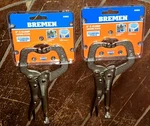 Lot Of Bremen C-clamp 6" Locking Pliers (1-1/2" Throat Depth) Item #63863. Fixed Price $19.97.