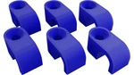 7/16" (0.4375") 11.1125MM Blue Nylon Line Clamp - Set Of With Hardware. Fixed Price $26.49.