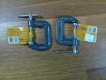 Lot Of 2 Olympia Tools C-clamp, 38-110, (1 X 1) Inches 1-INCH. Fixed Price $7.99.