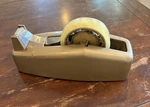 Vtg Scotch Heavy Duty Gold Metal Tape Dispenser Model C-23 Office Desk. Fixed Price $32.00.