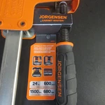 Jorgensen 8024 Jaw Bar Clamp, 1500 Lb, Max Opening Size, 3-7/8 D Throat. Fixed Price $39.99.