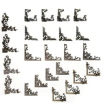 24PIECES Vintage Frame Corner Stickers, Scrapbook Decorative Paper Bronze. Fixed Price $7.03.